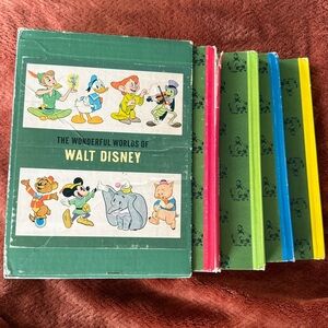 The Wonderful Worlds of Walt Disney Book Set 1965